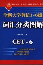 全新大学英语1-6级词汇分类图解