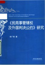 《民商事管辖权及外国判决公约》研究