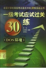 一级考试应试过关30练 DOS环境