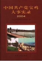 中国共产党宝鸡大事实录 2004