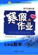 新课标寒假作业 数学 九年级 华东师大版