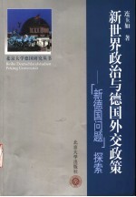 新世界政治与德国外交政策  “新德国问题”探索