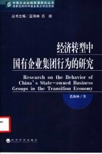 经济转型中国有企业集团行为的研究