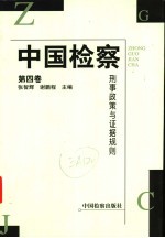 中国检察 第4卷 刑事政策与证据规则