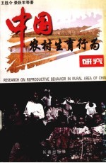 中国农村生育行为研究  市场经济体制下农村人口控制的理论与实践