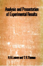 ANALYSIS AND PRESENTATION OF EXPERIMENTAL RESULTS