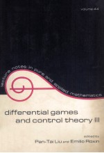 DIFFRENTIAL GAMES AND CINTROL THEORY III