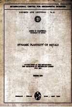 DYNAMIC PLASTICITY OF METALS