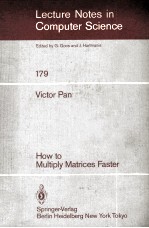 HOW TO MULTIPLY MATRICES FASTER