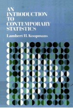 AN INTRODUCTION TO CONTEMPORARY STATISTICS