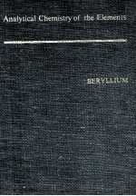 ANALYTICAL CHEMISTRY OF BERYLLIUM