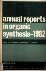 ANNUAL REPORTS IN ORGANIC SYNTHESIS-1982