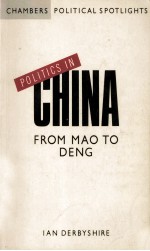 POLITICS IN CHINA FROM MAO TO DENG