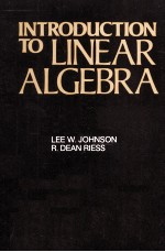 INTRODUCTION TO LINEAR ALGEBRA