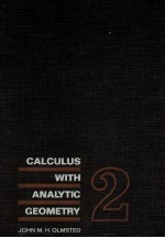 CALCULUS WITH ANALYTIC GEOMETRY VOLUME II