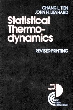 STATISTICAL THERMODYNAMICS REVISED PRINTING