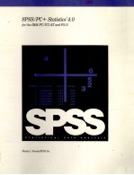 SPSS/PC+STATISTICS 4.0 FOR THE IBM PC/XT/AT AND PS/2