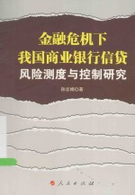 金融危机下我国商业银行信贷风险测度与控制研究