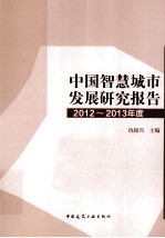 中国智慧城市发展研究报告  2012-2013年度