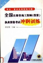 全国注册咨询工程师 投资 执业资格考试冲刺训练 考点·重点及典型练习题