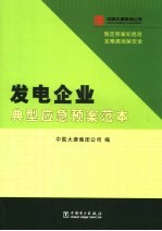 发电企业典型应急预案范本