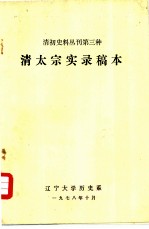 清初史料丛刊第三种  清太宗实录稿本