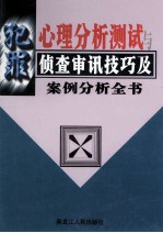 犯罪心理分析测试与侦查审讯技巧及案例分析全书  中