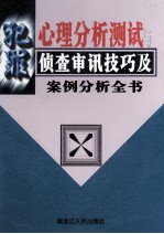 犯罪心理分析测试与侦查审讯技巧及案例分析全书  下