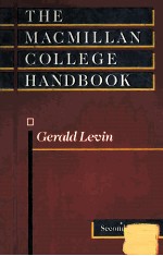 THE MACMILLAN COLLEGE HANDBOOK SECOND EDITION