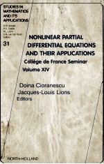 NONLINEAR PARTIAL DIFFERENTIAL EQUATIONS AND THEIR APPLICATIONS COLLEGE DE FRANCE SEMINAR VOLUME ⅩⅣ