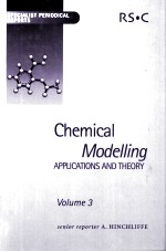 CHEMICAL MODELLING APPLICATIONS AND THEORY VOLUME 3