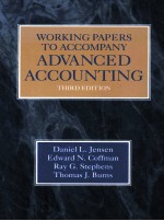 WORKING PAPERS TO ACCOMPANY ADVANCED ACCOUNTING THIRD EDITION