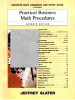 BUSINESS MATH HANDBOOKS AND STUDY GUIDE TO ACCOMPANY PRACTICAL BUSINESS MATH PROCEDURES SEVENTH EDIT