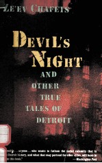 DEVIL'S NIGHT:AND OTHER TRUE TALES OF DETROIT