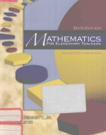 MATHEMATICS FOR ELEMENTARY TEACHERS:AN ACTIVITY APPROACH