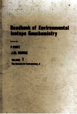 HANDBOOK OF ENVIRONMENTAL ISOTOPE GEOCHEMISTRY VOLUME 1 THE TERRESTRIAL ENVIRONMENT