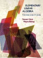 ELEMENTARY LINEAR ALGEBRA THIRD EDITION