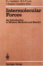 INTERMOLECULAR FORCES AN INTRODUCTION TO MODERN METHODS AND RESULTS