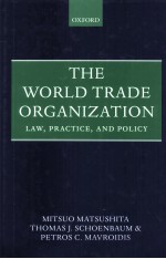 THE WORLD TRADE ORGANIZATION LAW