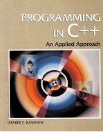 PROGRAMMING IN C++:AN APPLIED APPROACH