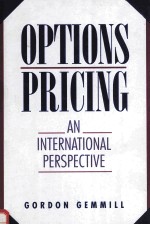 OPTIONS PRICING:AN INTERNATIONAL PERSPECTIVE