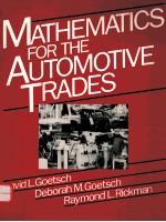 MATHEMATICS FOR THE AUTOMOTIVE TRADES