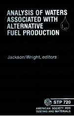 ANALYSIS OF WATERS ASSOCIATED WITH ALTERNATIVE FUEL PRODUCTION