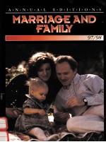 MARRIAGE AND FAMILY 97/98 TWENTY-THIRD EDITION