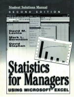 STATISTICS FOR MANAGERS USING MICROSOFT EXCEL SECOND EDITION