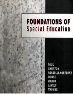 FOUNDATIONS OF SPECIAL EDUCATION