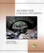 ALGEBRA FOR COLLEGE STUDENTS