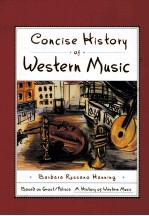 CONCISE HISTORY OF WESTERN MUSIC FIFTH EDITON