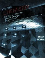 STUDY GUIDE CHEMISTRY THE STUDY OF MATTER AND ITS CHANGES SECOND EDITION