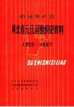 中国共产党河北省元氏县组织史资料 1925-1987